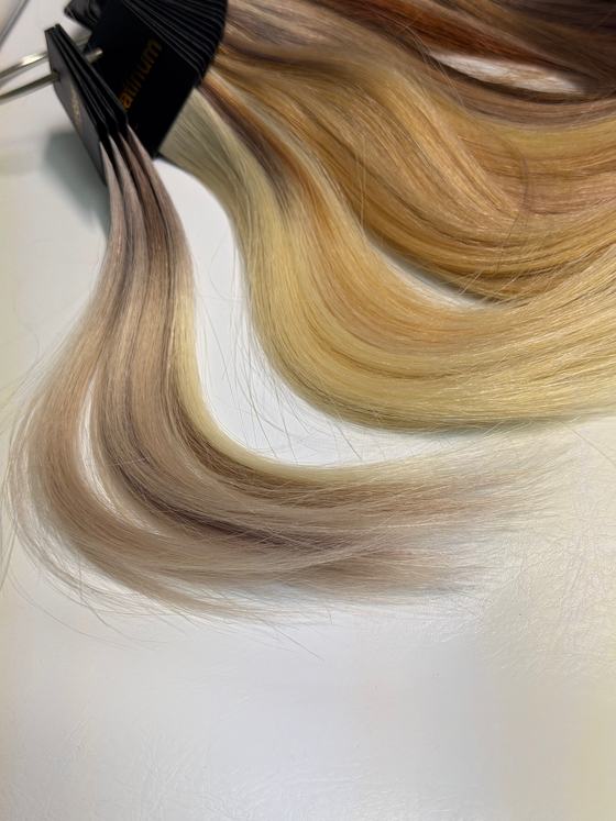 Extensions-Strähnen in Blondtönen